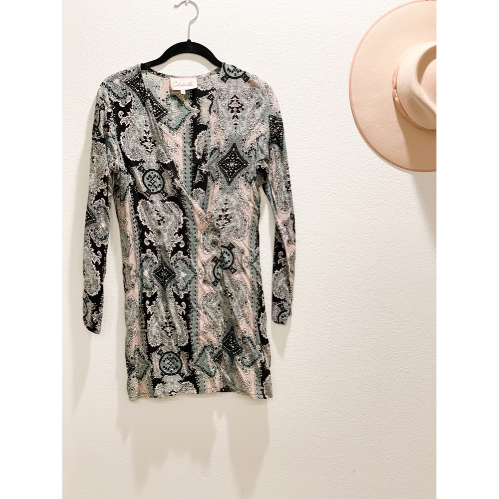 Cleobella button up mini dress